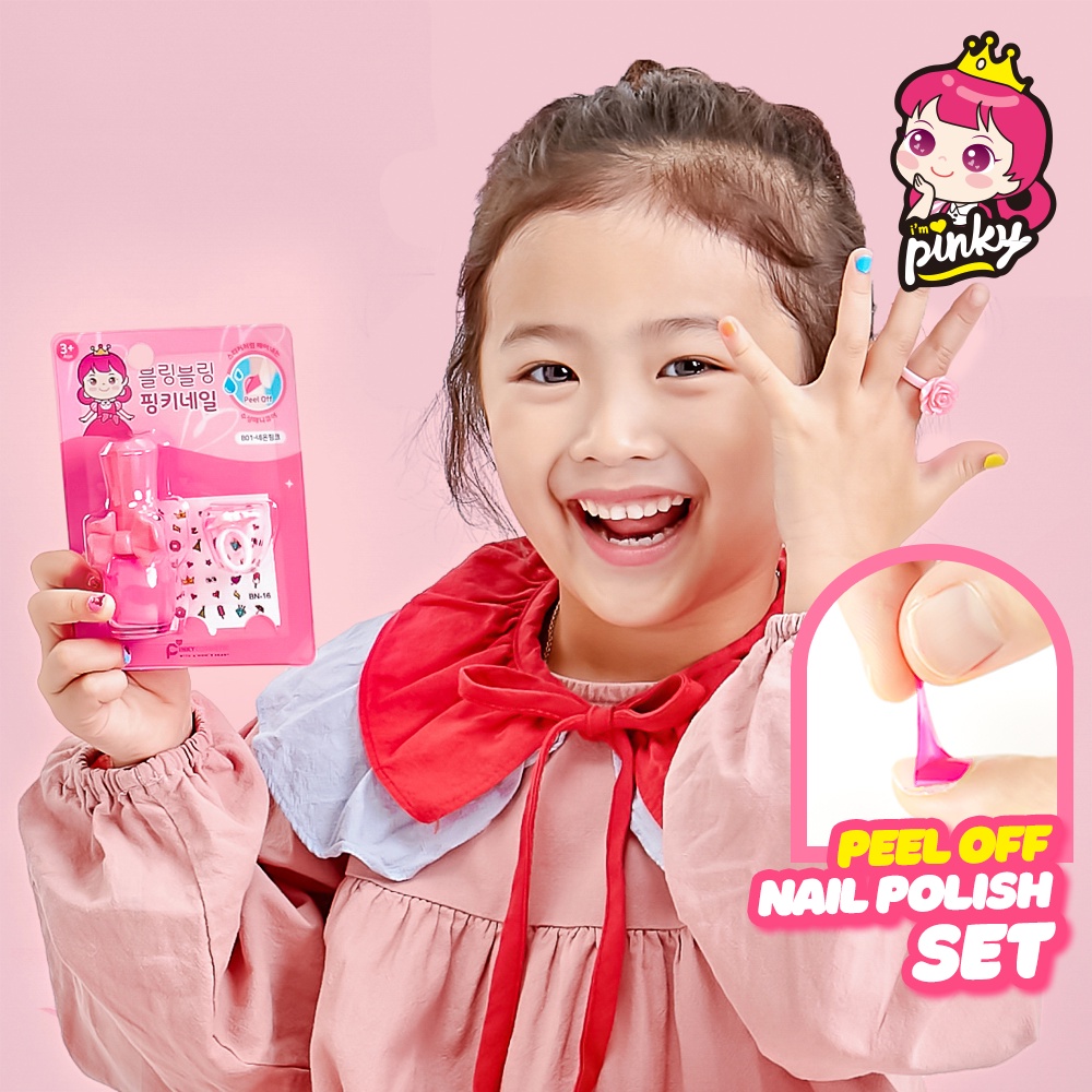 Sơn móng tay I'm Pinky nghệ thuật không gây kích ứng cho trẻ em