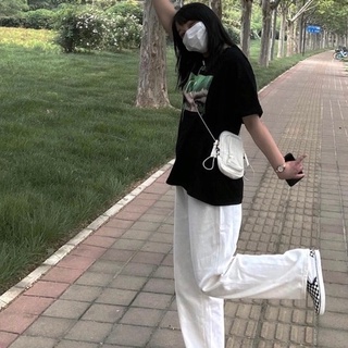 [RẺ VÔ ĐỊCH] Bộ Thun  Billie Culottes trắng Nữ - Set áo phông tay lỡ kèm quần suông ống rộng form oversize Ulzzang