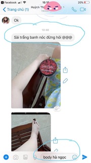 Men ủ trắng body trắng nhanh