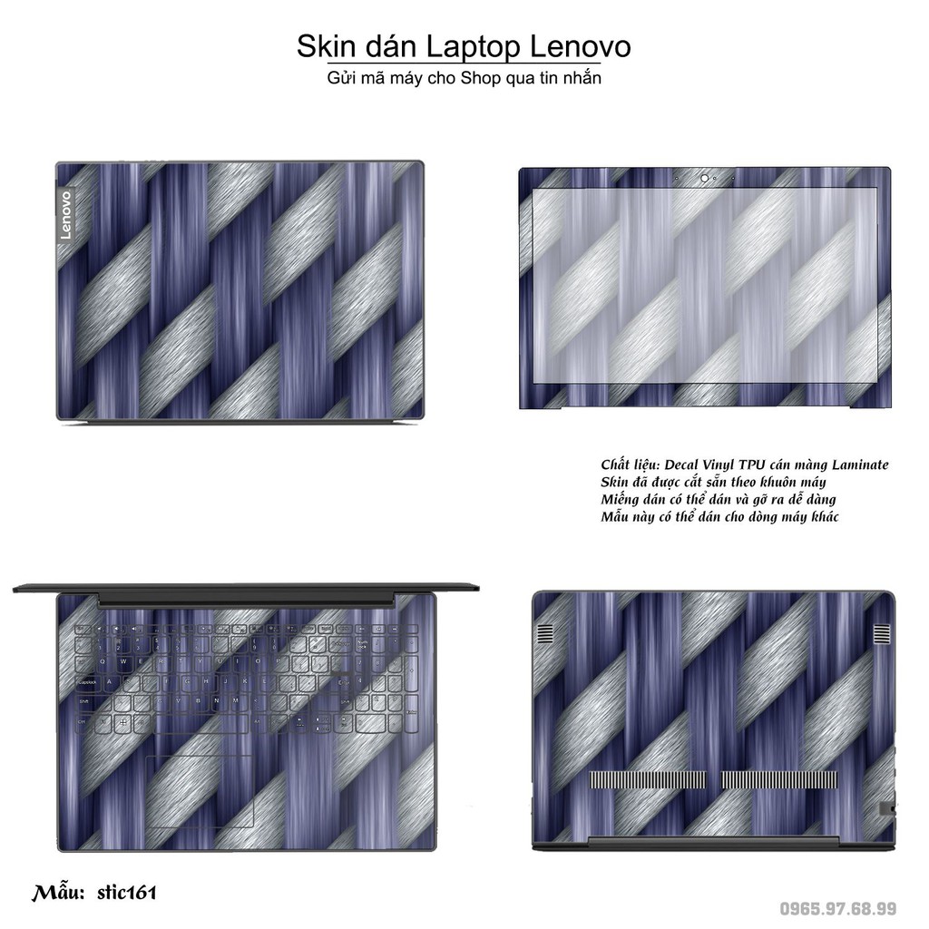 Skin dán Laptop Lenovo in hình Hoa văn sticker nhiều mẫu 27 (inbox mã máy cho Shop)