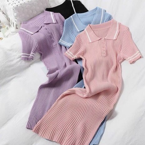 Váy len cổ đức trơn_Xưởng May Quang Anh | BigBuy360 - bigbuy360.vn