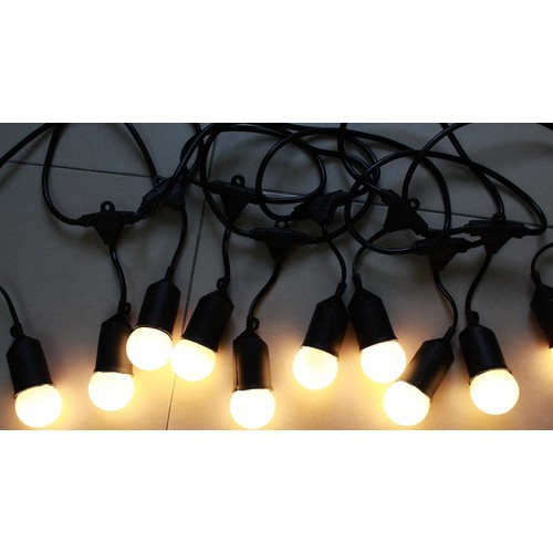 Dây đuôi đèn led trang trí 5m 15 Đui/ 10m 20 Đui- Loại cao cấp/ Dây đui đèn led trang trí