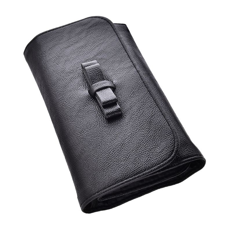 [Hàng mới về] Túi da PU đựng cọ trang điểm sử dụng chuyên nghiệp