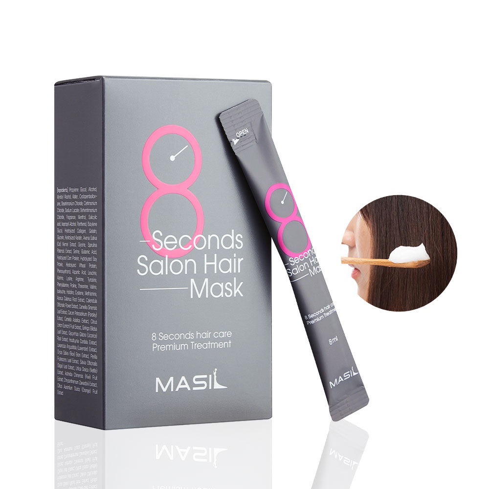 1 Gói Mặt Nạ Ủ Tóc Masil 8 Giây (8ml X 20ea) Dưỡng Ẩm Sâu Cho Tóc Khô Và Xoăn