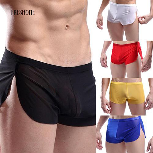Quần Lót Boxer Thể Thao Xuyên Thấu Gợi Cảm Cho Nam