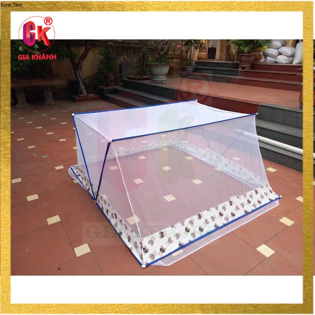 Màn chụp gấp gọn thông minh khung INOX có chân viền lụa 1m/1m2/1m4/1m6/1m8 mùng chụp thông minh xếp gọn tiện dụng