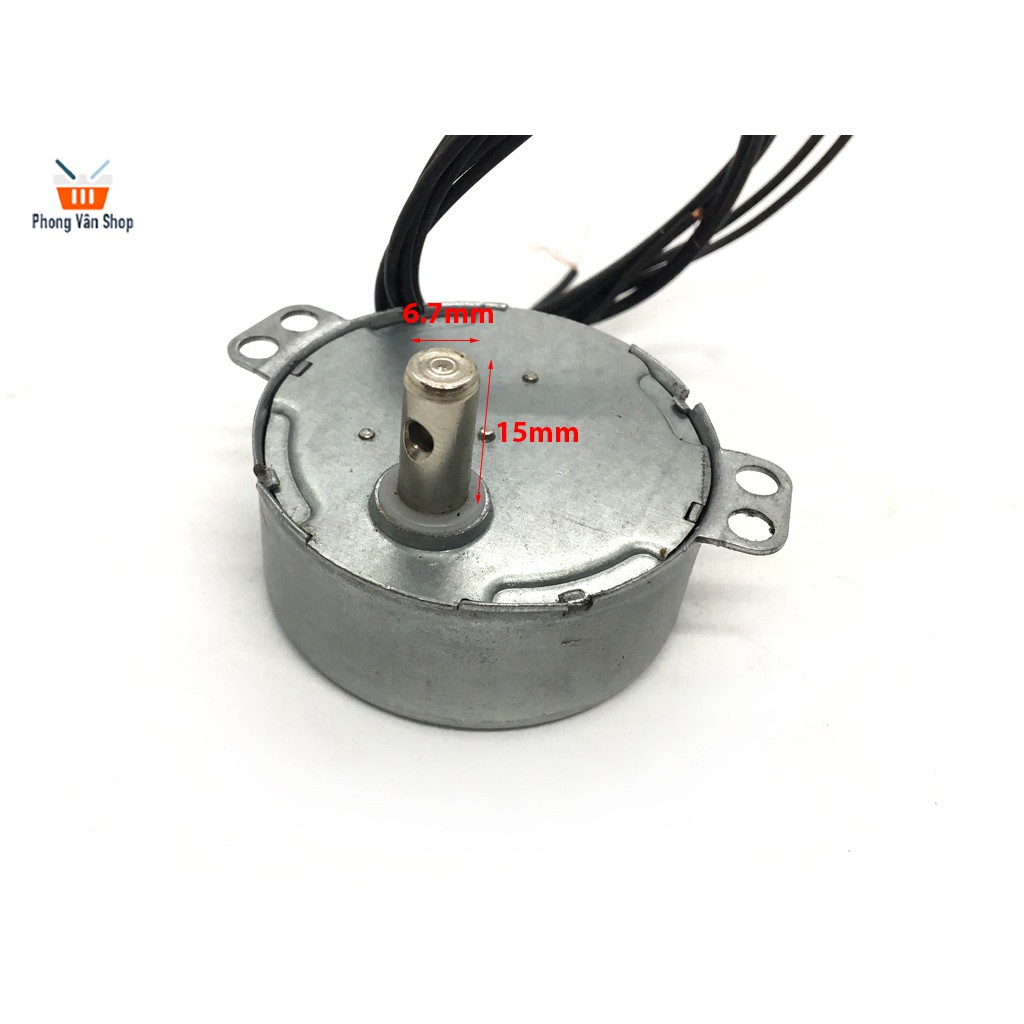 Motor túp năng quạt 220v 2.5rpm 5-6rpm 30rpm - tự động đảo chiều - Tuốc năng quạt