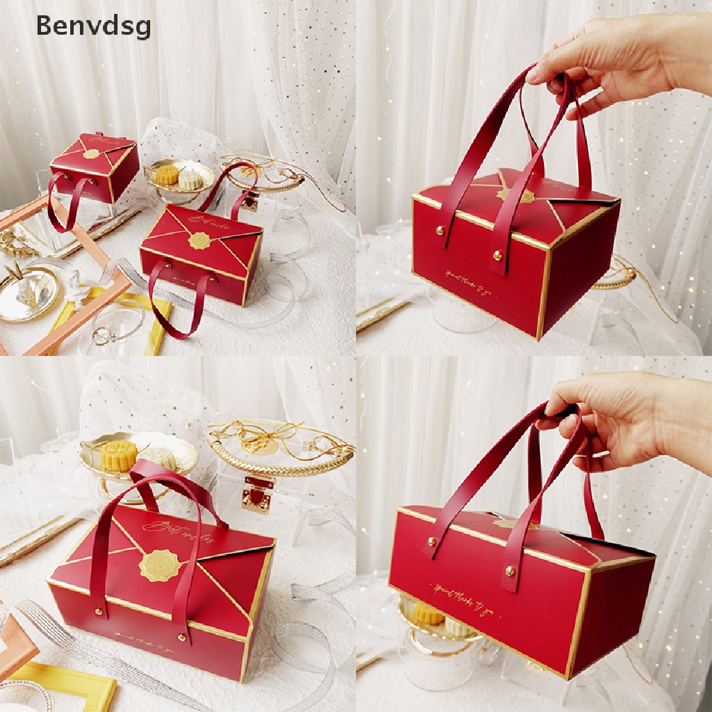 Hộp Đựng Đồ Tráng Miệng / Món Tráng Miệng Bằng Da Có Dây Đeo Tiện Lợi Cho Năm