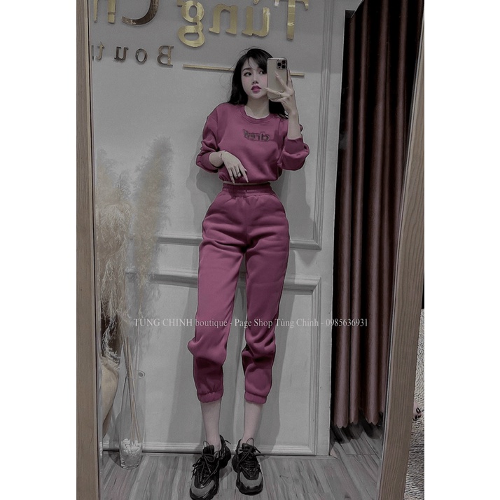 Mẫu HOT | Sét Nỉ Ôm Body Đủ Màu Đủ Size Cho Chị Em UP