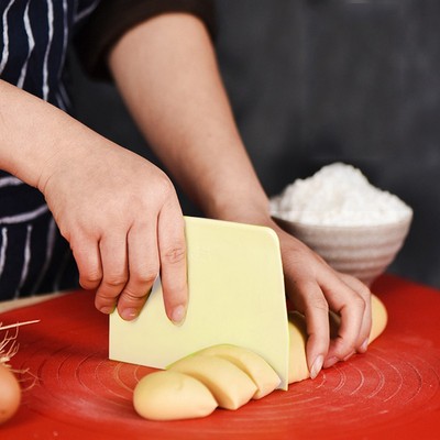 Walfos Cấp Thực Phẩm Bột Cạo Bánh Ngọt Cắt Lát Dụng Cụ Kem Bánh Nướng Cạp Dụng Cụ Nhà Bếp