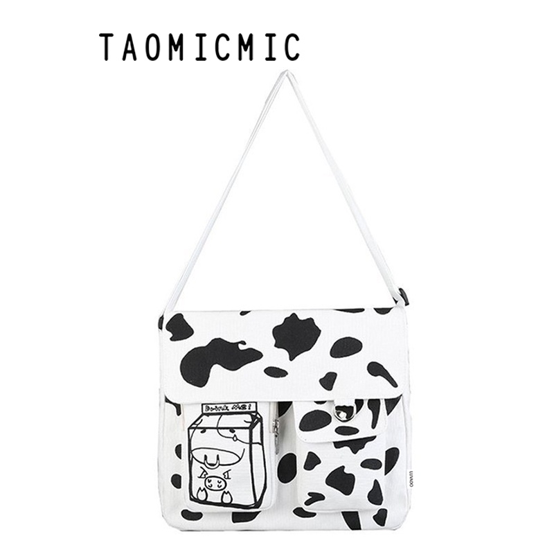 Túi vải bố canvas tote đựng đồ quần áo đeo vai thời trang nhỏ giá rẻ LUVADO TX7719 (KHÔNG CÓ MÓC KHÓA )