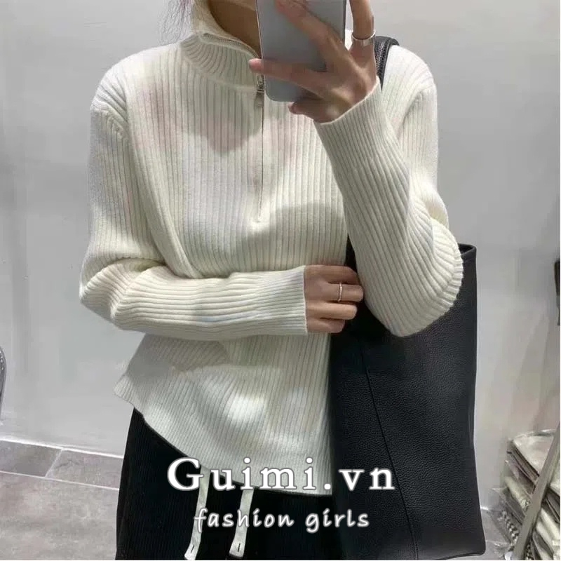 Áo sweater Cổ Lọ Dáng Rộng Thời Trang Thu Đông Mới