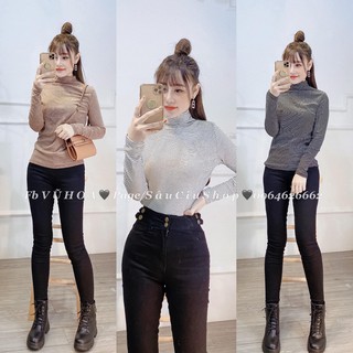 Áo len montogi cổ lọ 5cm 👘 áo len kiểu hottrend 💃