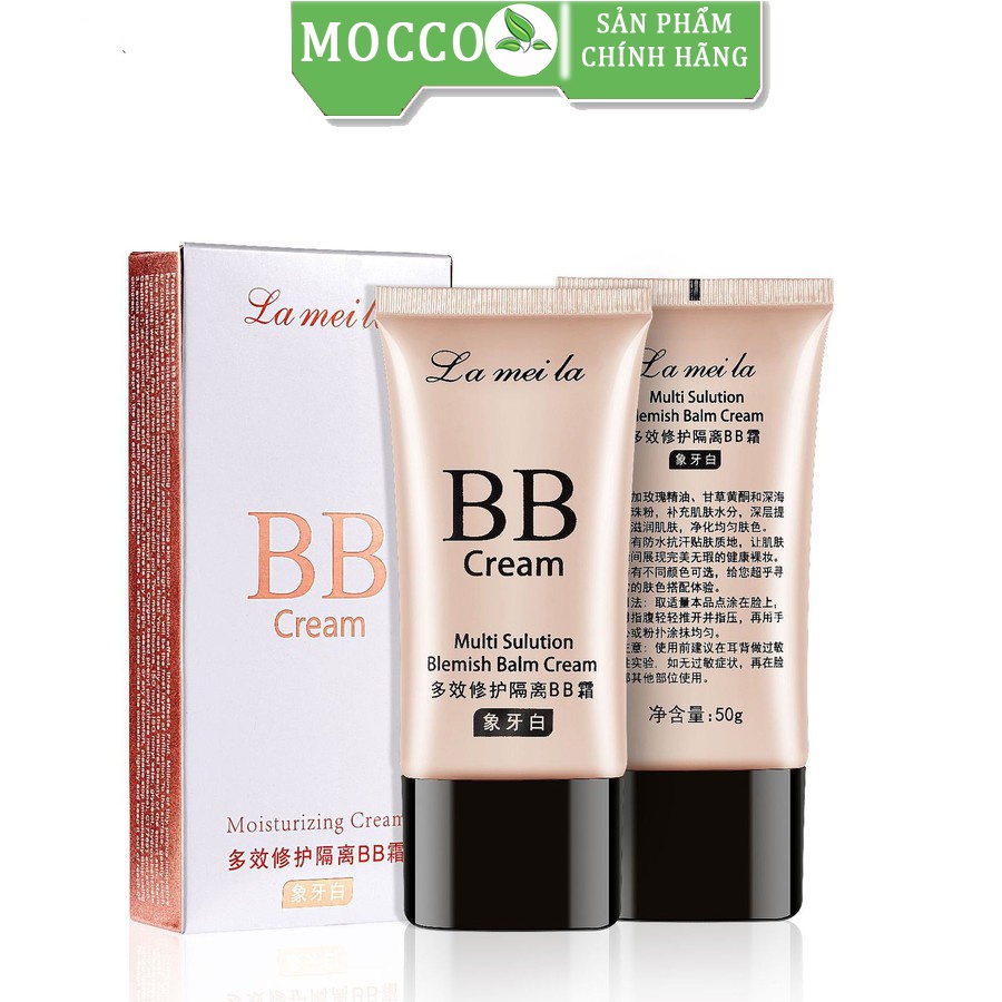 Kem Nền Trang Điểm BB Cream Kháng nước lâu trôi Moisturing Lameila - Kem Che Khuyết Điểm Lameila MOCCO Nội địa trung