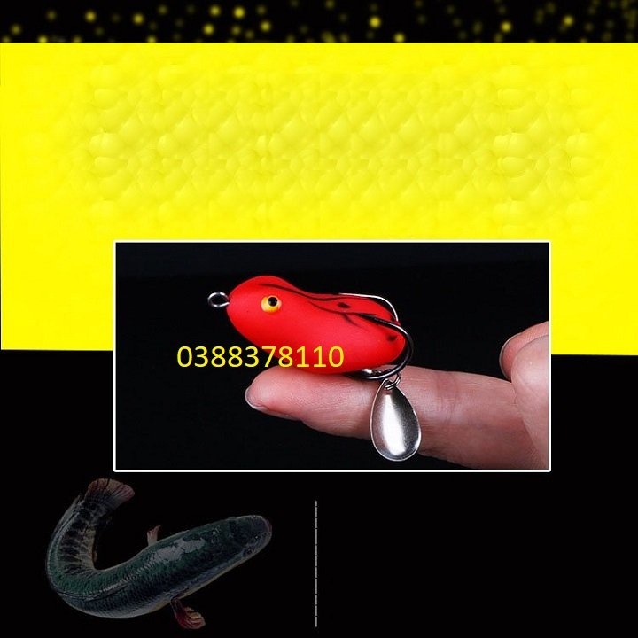 Mồi Giả, Mồi Nhái Giả Có Thìa Super Frog