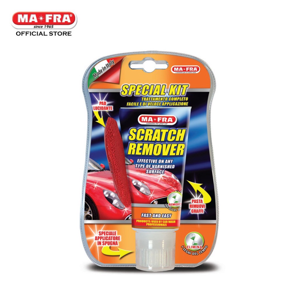 Bộ xóa vết xước xe ô tô SCRATCH REMOVER 100mL Mafra - ITALY