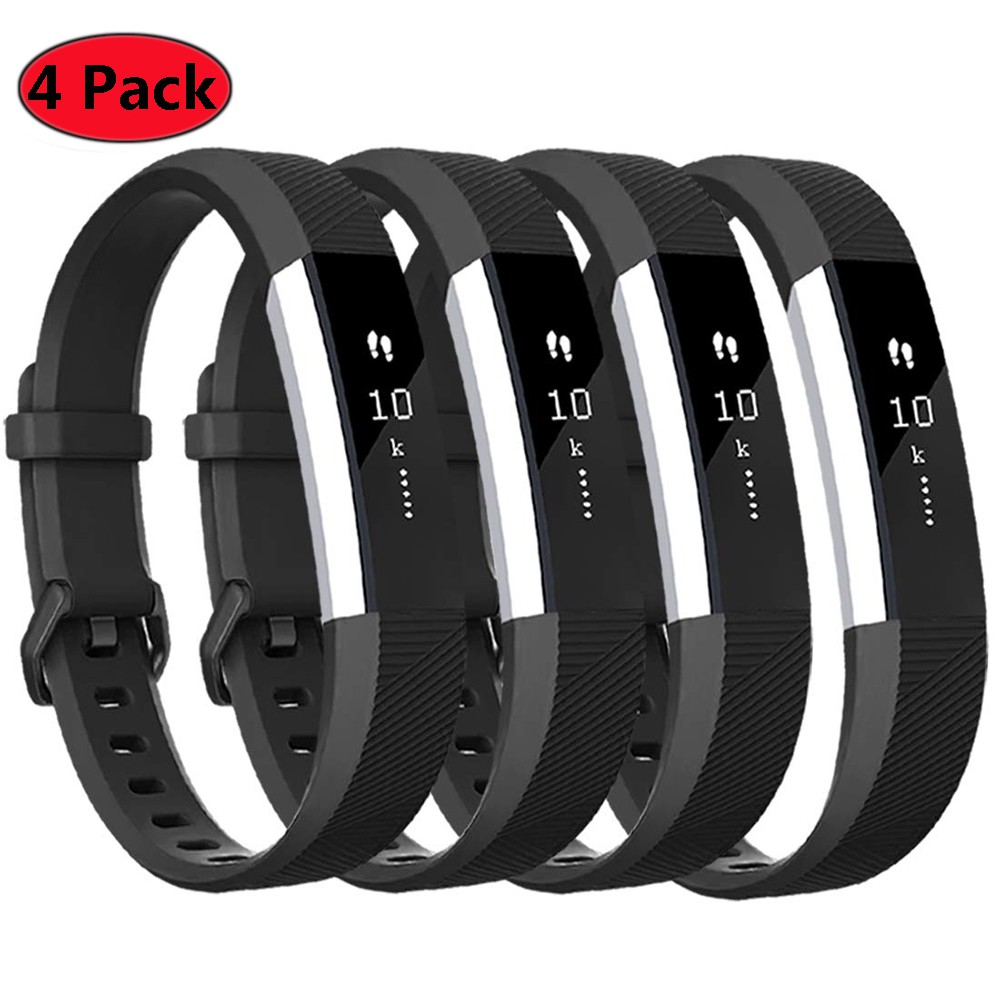 Dây đeo 4 gói cho Fitbit Alta HR và Fitbit Alta Bands, Phụ kiện cổ điển Dây thay thế cho Fitbit Alta