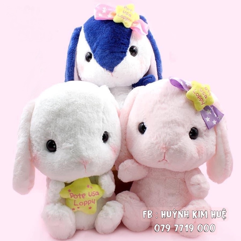 THỎ BÔNG LOPPY STAR CHÍNH HÃNG AMUSE NHẬT BẢN