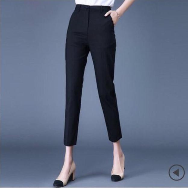 [ Giảm Giá 35% ] Âu Phục - Quần Vải Nữ - ống cỡ vừa - bền và co giãn tốt - Không bai nhão , xù lông [ BIG SALE ] | BigBuy360 - bigbuy360.vn