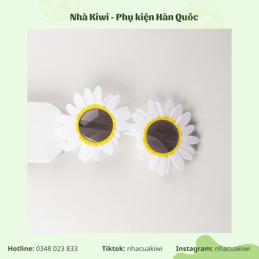 Mắt kính hình hoa cúc phụ kiện các bữa tiệc sinh nhật
