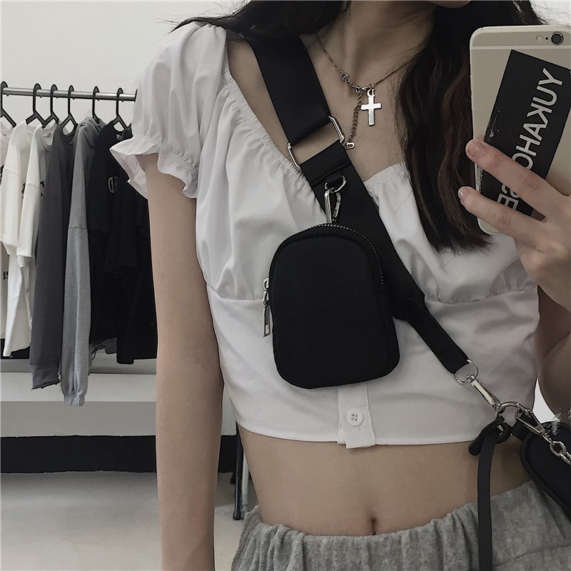 Túi Đeo Vai Bằng Nylon Phong Cách Retro Một Bên | BigBuy360 - bigbuy360.vn