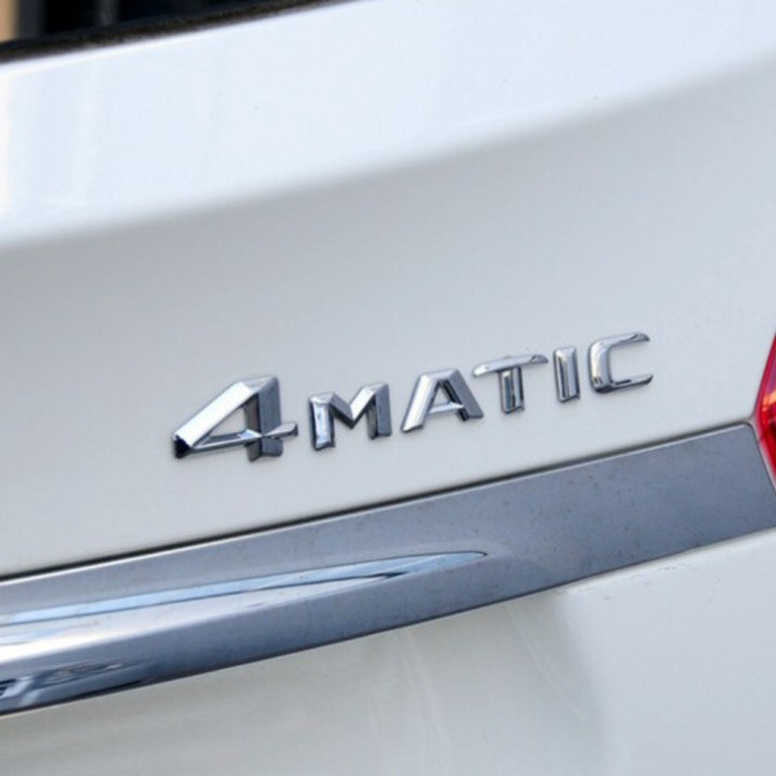 Sản Phẩm Decal tem chữ 4Matic inox cao cấp dán trang trí ô tô G30208 .