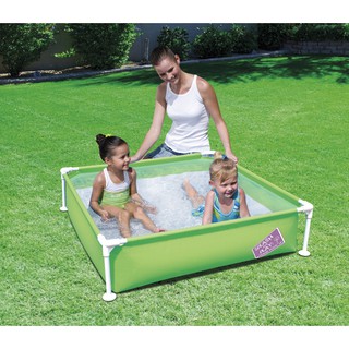 Bể bơi lắp ghép bestway 56217 1,2mx1,2mx 31cm - tặng kèm bóng bãi biển
