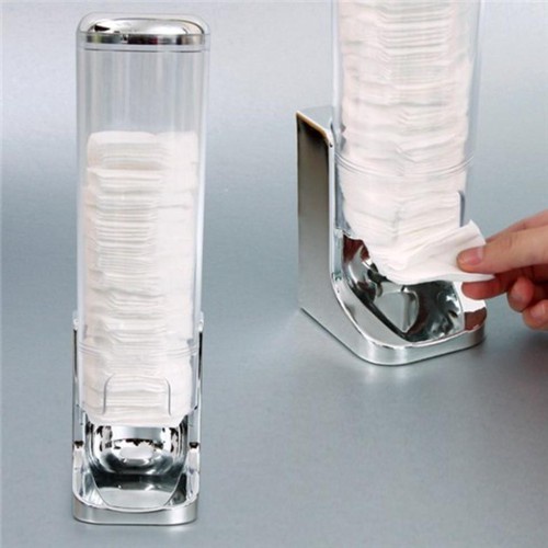 Ống đựng bông tẩy trang, hộp đựng bông tẩy trang tròn Vinasu VNS 303 đựng bông các loại tròn