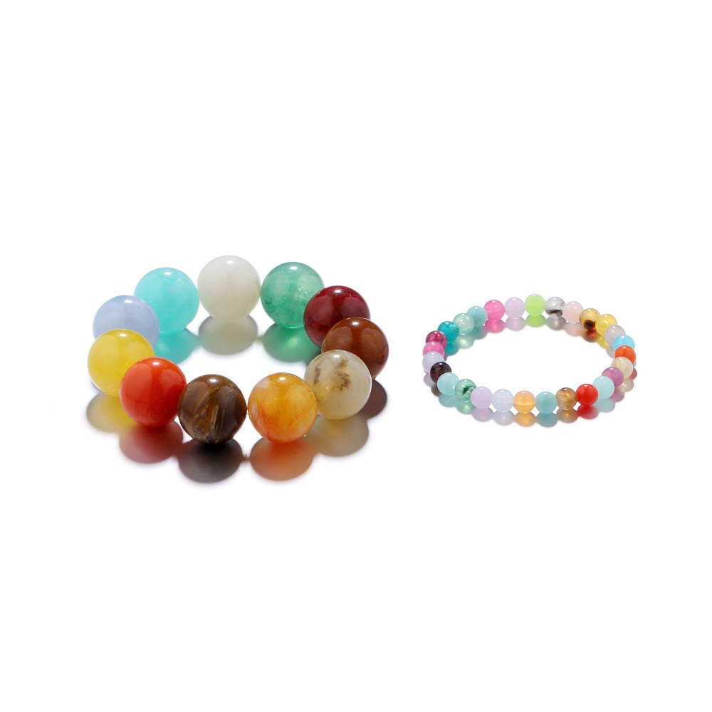 Set 200/100/20/10 hạt đá giả làm trang sức thời trang