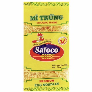 Khuyến mãi 10 GÓI MÌ TRỨNG THƯỢNG HẠNG SAFOCO 200G [DATE MỚI]