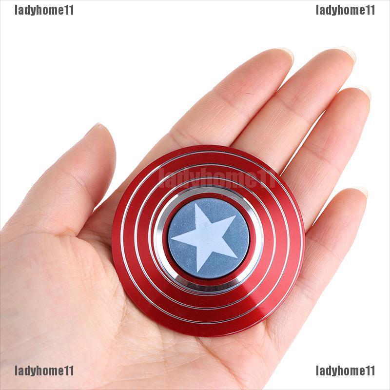 Con Quay Đồ Chơi Fidget Spinner Hình Tròn American Captain American 11