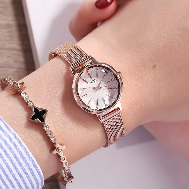 [Chính Hãng] Đồng Hồ Nữ IEKE Dây Titanium Cao Cấp - size 26mm nhỏ xinh | BigBuy360 - bigbuy360.vn