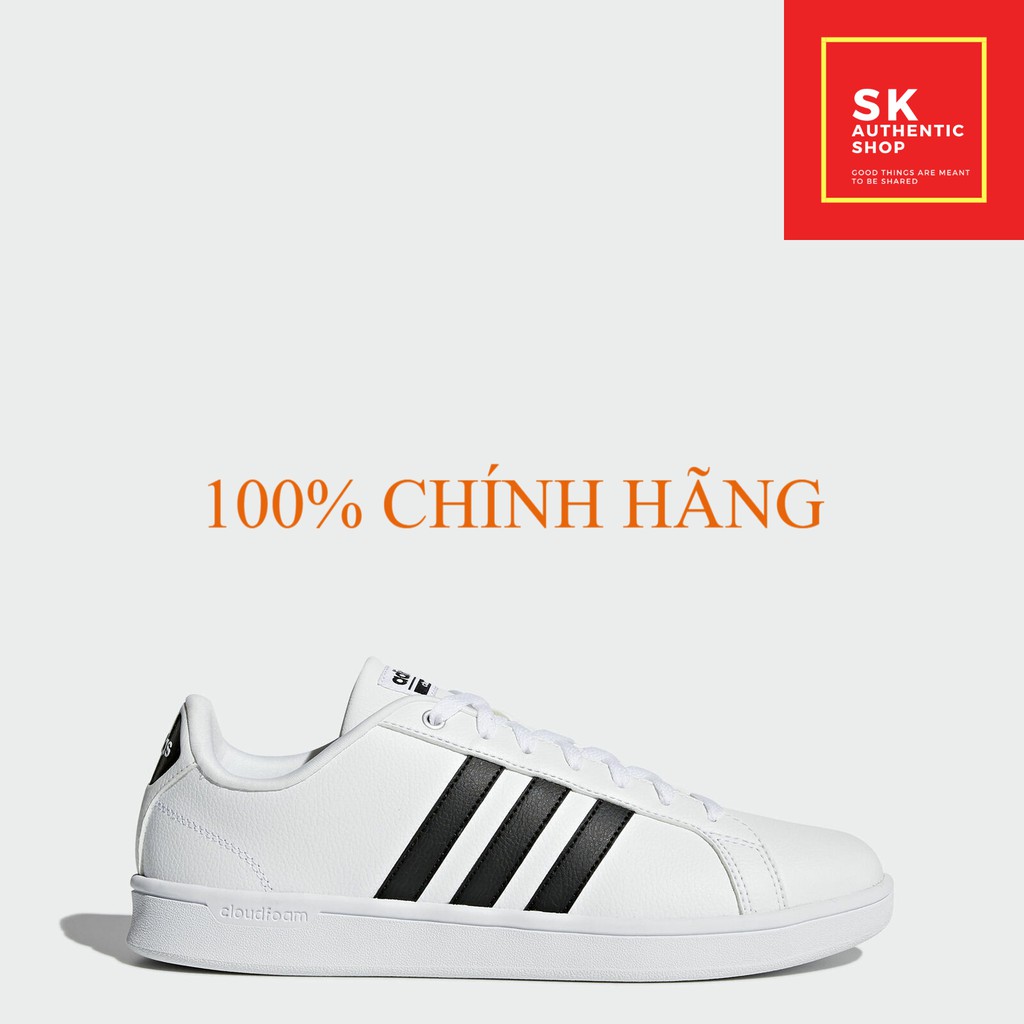 [Order US] Hàng có sẵn Giày thể thao nam Adidas Cloudfoam Advantage White, đảm bảo hàng Auth cho ae