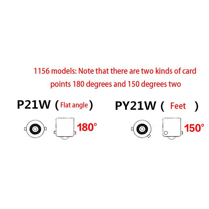 Set 2 đèn báo tín hiệu rẽ mô hình kép DRL&amp;Turn LED T20 1156 cho xe hơi