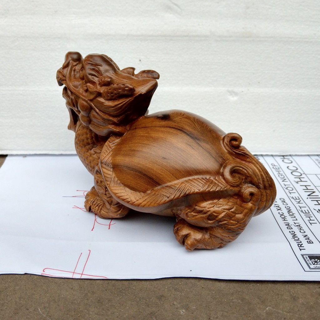 Long Quy - Gỗ Bach Xanh - Size 15cm