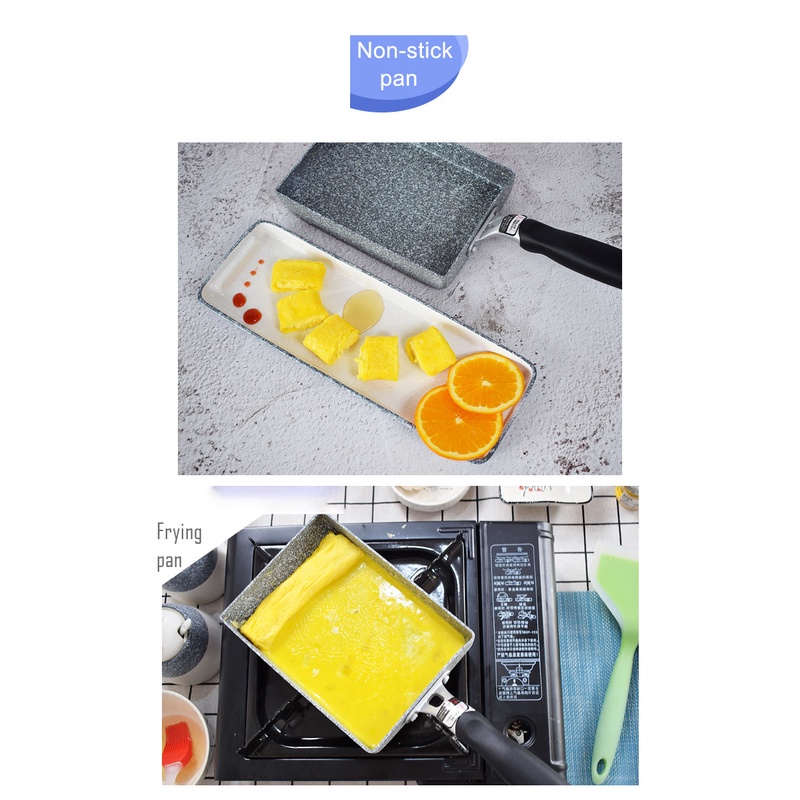 Chảo Chống Dính Hình Vuông Nhỏ Phong Cách Nhật Bản Maifan Shiyuzi