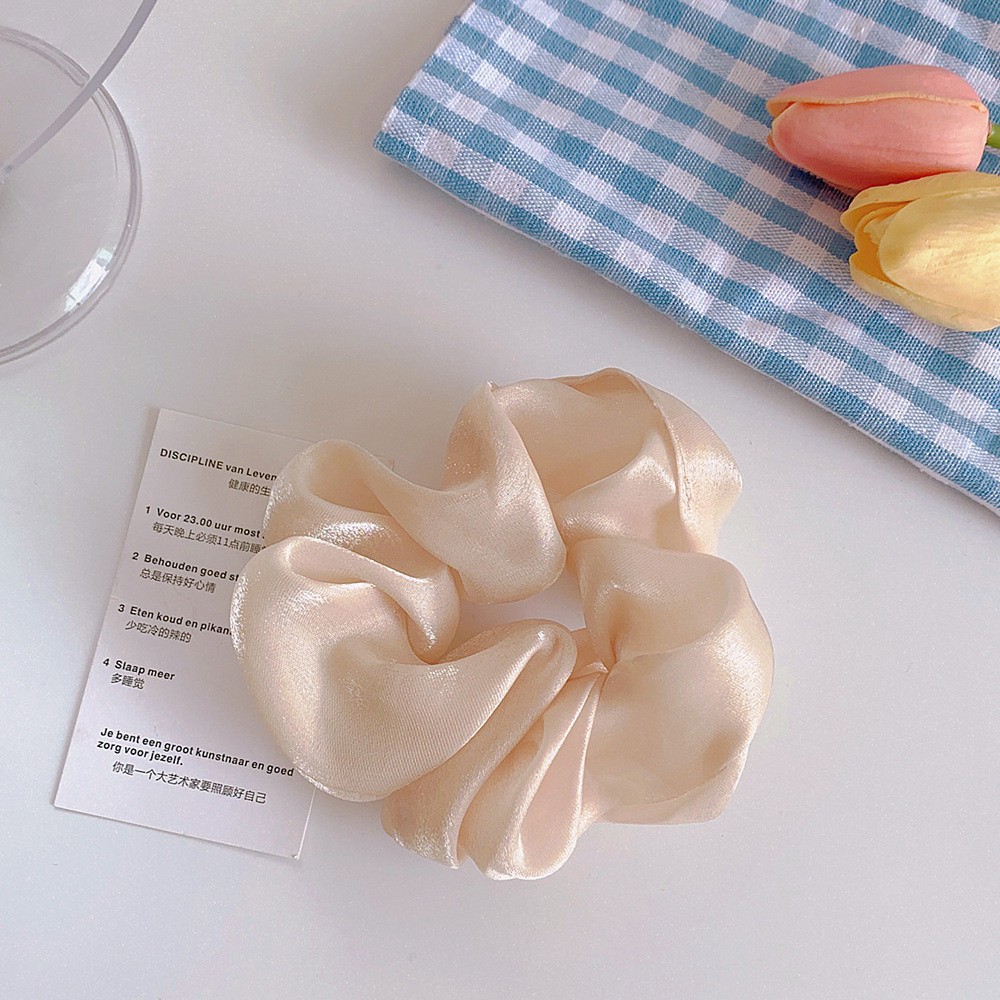 [Phụ Kiện Tiệm nhà Bee] Dây Buộc Tóc Scrunchies vải voan Nữ Tính Thời Trang Phong Cách Hàn Quốc Ngọt Ngào Dễ Thương