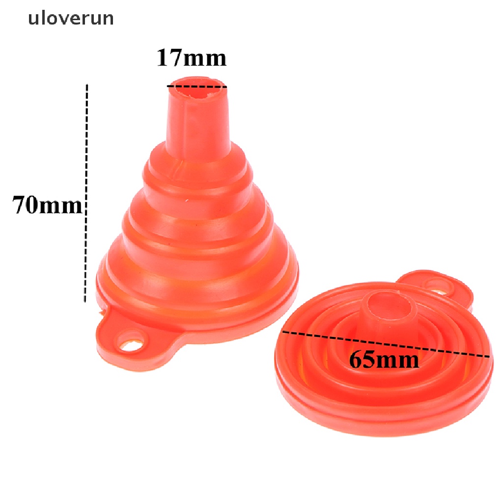 Phễu Silicone Gấp Gọn Tiện Lợi Dành Cho Xe Hơi / Xe Máy