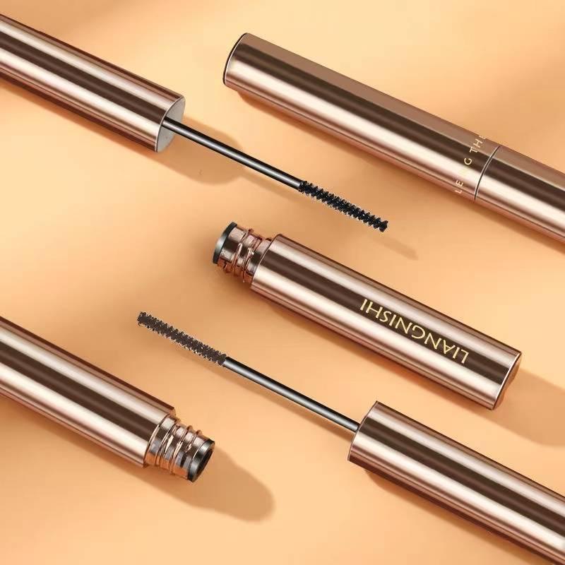 Mascara màu đen/nâu siêu mịn chống thấm nước không nhòe chuốt dày và cong mi tự nhiên