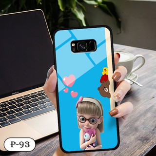 Ốp kính in hình cute SAMSUNG S8 PLUS