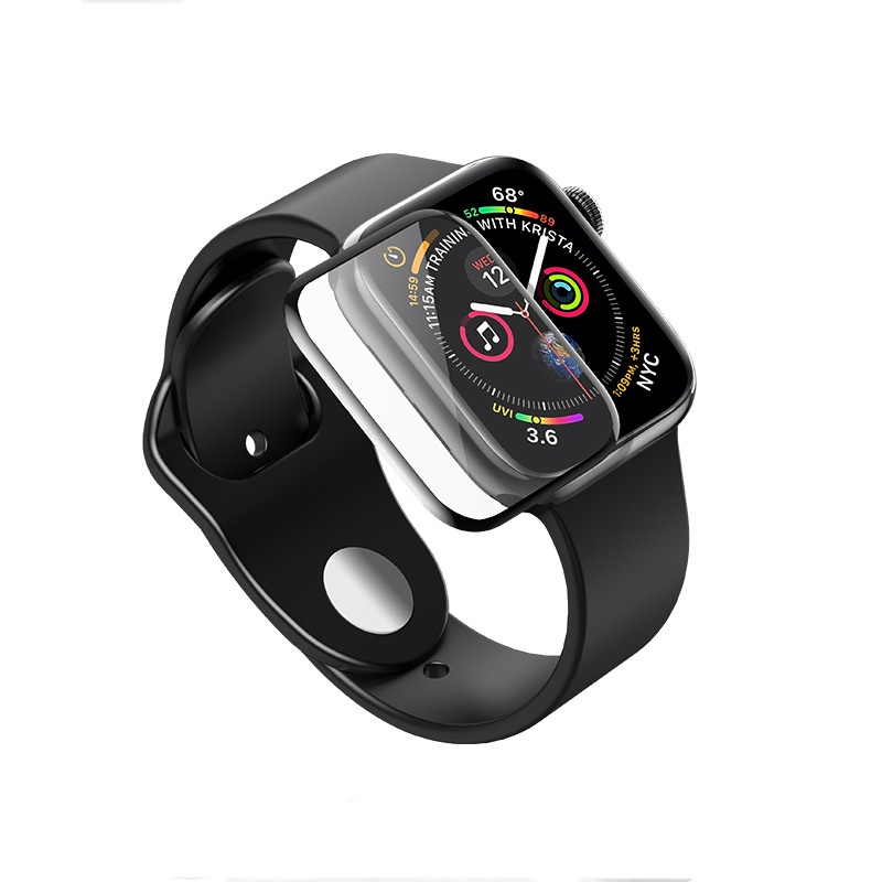 Kính cường lực apple watch Nano Bóng Trong Suốt đủ size 38 40 42 44mm Series 1 2 3 4 5 6 chống trầy xước bảo vệ màn hình