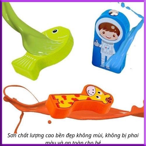 Bảng chữ tiếng Việt 7 trong 1 và 6 trong 1 bằng gỗ, đồ chơi trẻ em câu cá gỗ cho bé phát triển trí tuệ