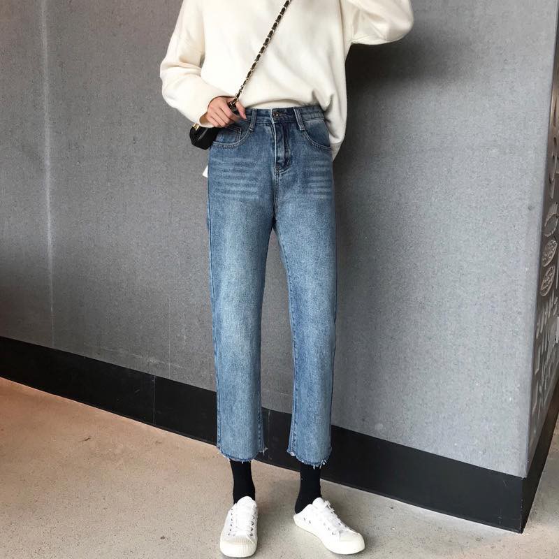 Quần bò nữ mẫu ngẫu nhiên  phong cách Hàn Quốc