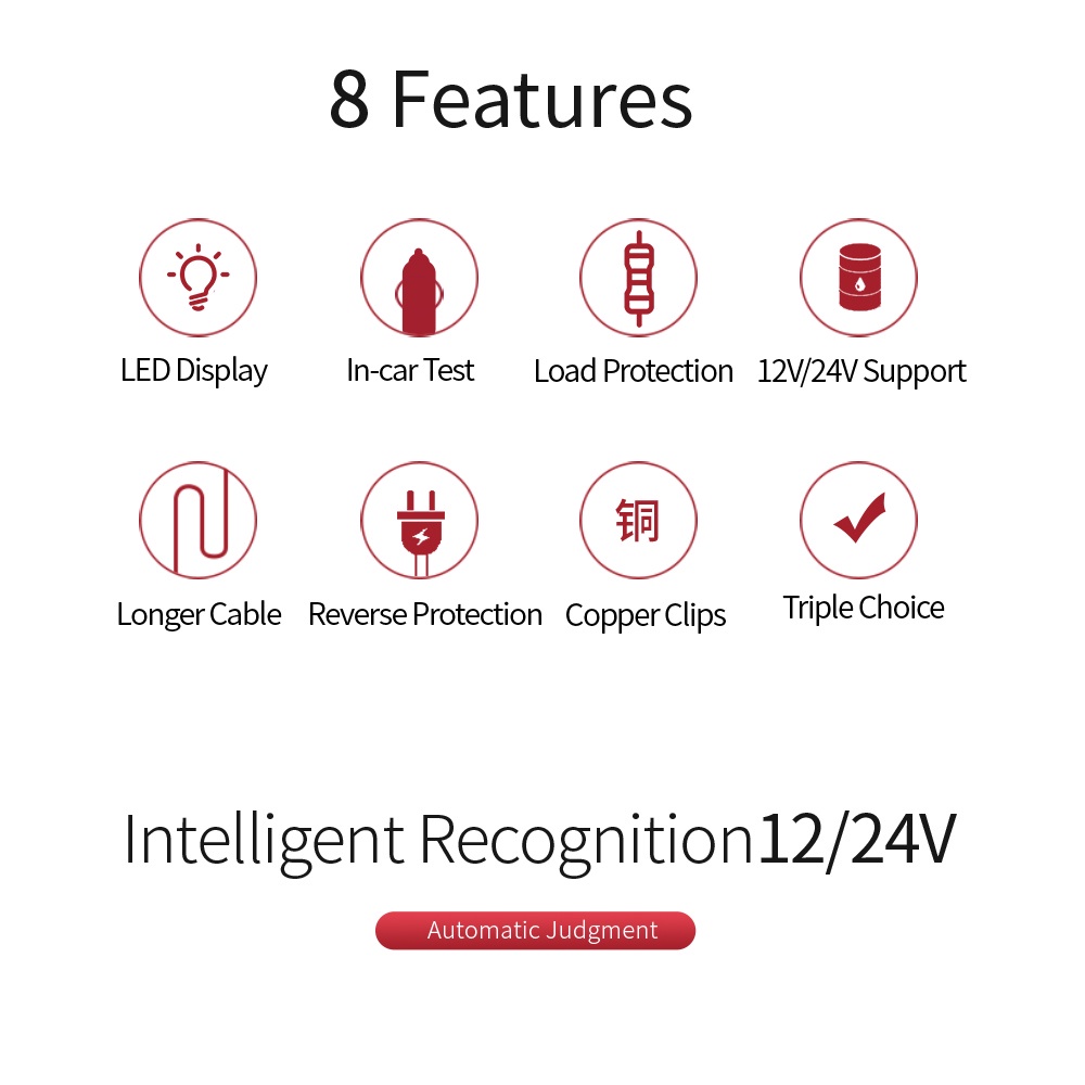 Thiết Bị Kiểm Tra Ắc Quy Xe Hơi BM310 6 LED BM320 Ediag BM410 12V 24V