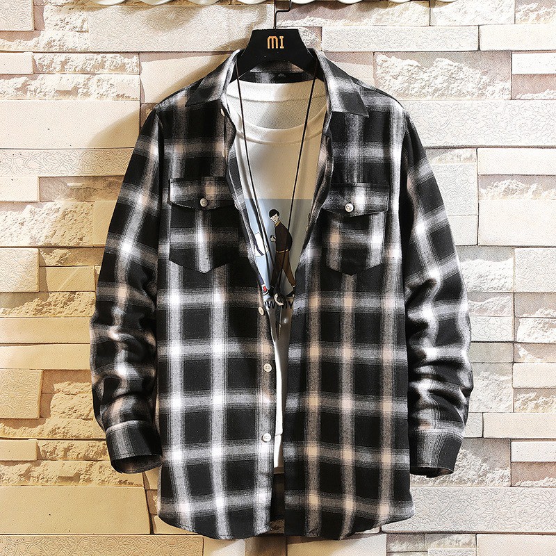 ÁO FLANNEL CARO THÊU FULL 4 MÀU CỰC CHẤT