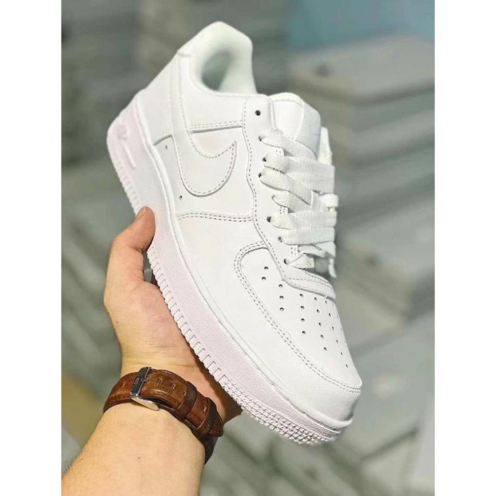 Giày_nike air force màu trắng nam nữ, Giày sneaker nike_af trắng bản đẹp đế không vàng full box bill ! 👑