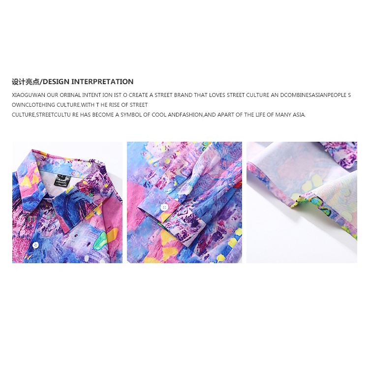 Áo Sơ Mi Nam Dài Tay In Chữ Thời Trang Hàn Quốc