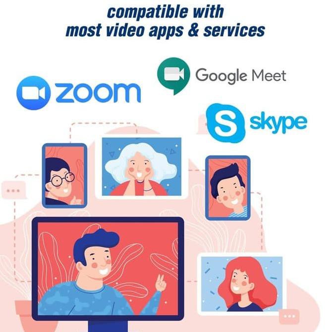 Webcam Rc34 Hd 1080p Tự Động Lấy Nét Kèm Mic Cho Pc Laptop 02kh