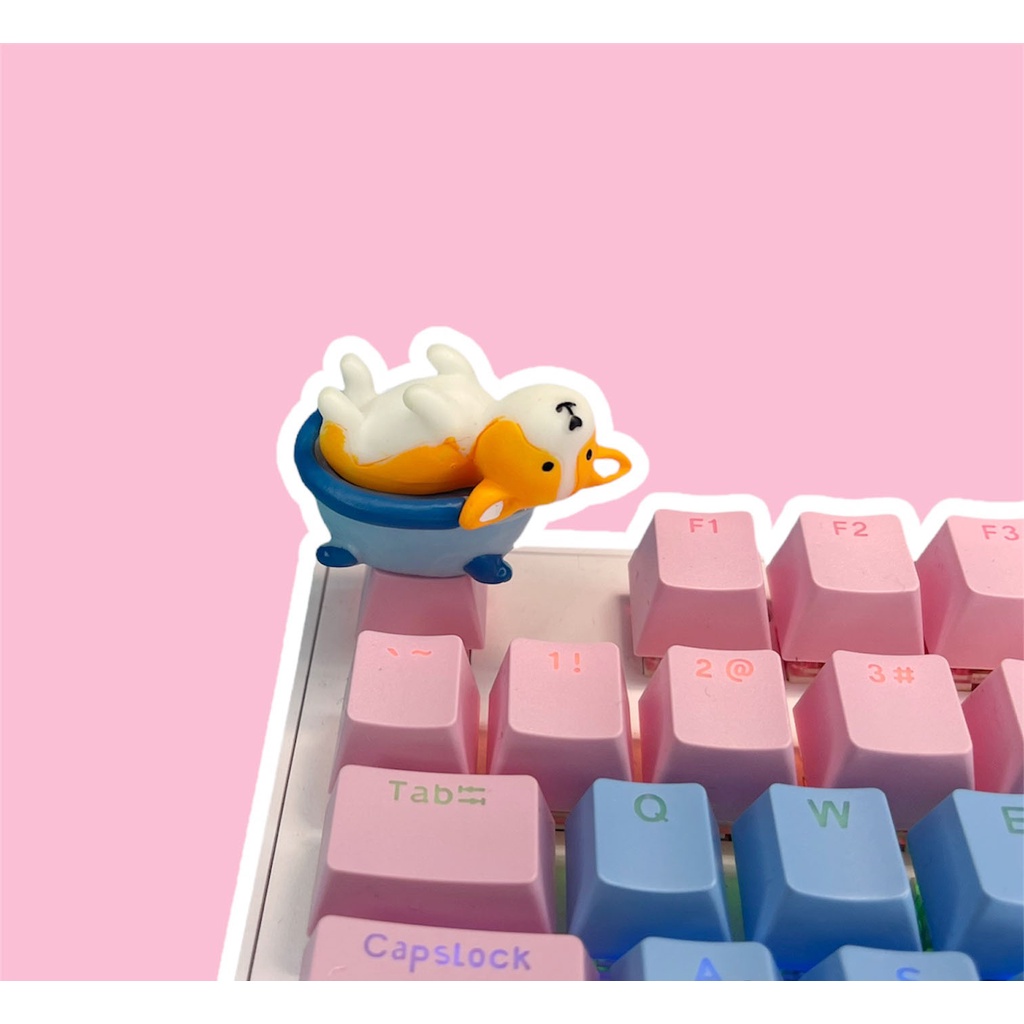 Keycap lẻ dễ thương cún yêu thư giãn keycaps(0032_CH)