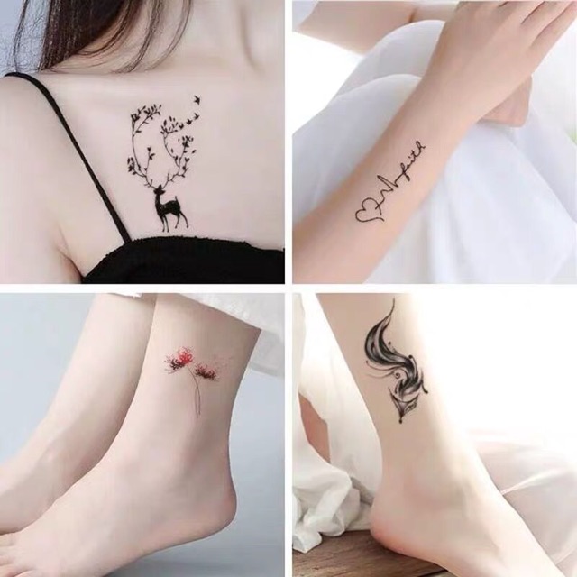 Set tattoo- 30 tấm hình xăm dán giá 50k ( có nhiều set để lựa)